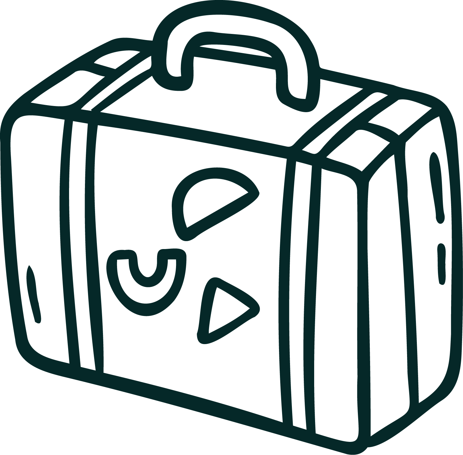 Icon Koffer schwarz